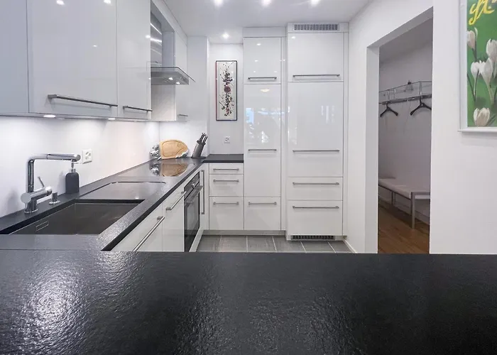 Designer Küche - Südbalkon - Tg-stellplatz - Wlan * St. Moritz